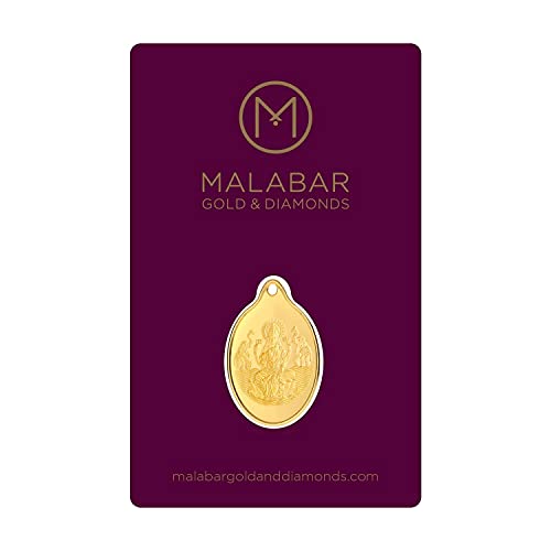 Malabar-Gold-Diamonds-24k-999-2-gms-Yellow-Gold-Laxmi-Coin-Cum-Pendant Malabar Gold & Diamonds 24k (999) 2 gms Yellow Gold Laxmi Coin Cum Pendant