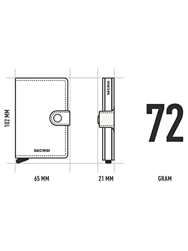 SECRID Desert Miniwallet Matte Leather RFID Protected Unisex Wallet4