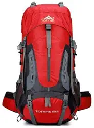 Mochila Cargueira de Trilha Trekking 60L Múltiplos Compartimentos Sistema de Ventilação Ideal para Camping Montanhismo Viagem Esportes Impermeavel