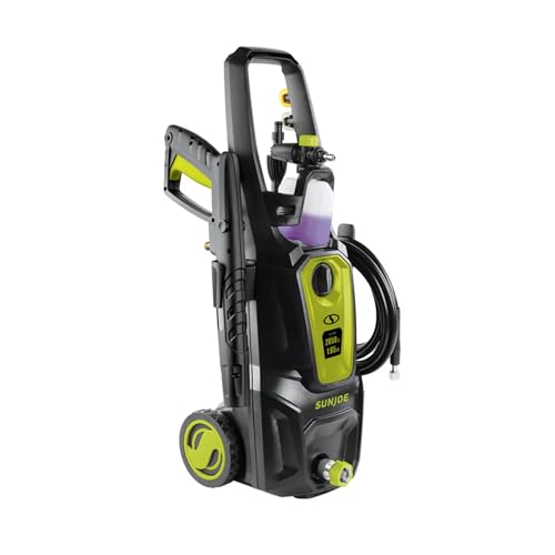 Sun Joe Electric Pressure Washer with Foam Cannon & Extension Wand - 13 Amp Power Motor for Patios, Decks, & Sidewalks, SPX2680-MAX (PWMA Certified)