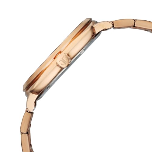 Image of Titan Classique Suave 2.0 Analog with Brown Dial Rose Gold Stainless Steel Strap Watch for Men - 90189WM01