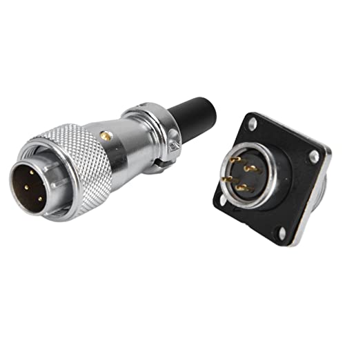 Conector de enchufe de aviación WS16 para cable eléctrico 500V miniatura 4