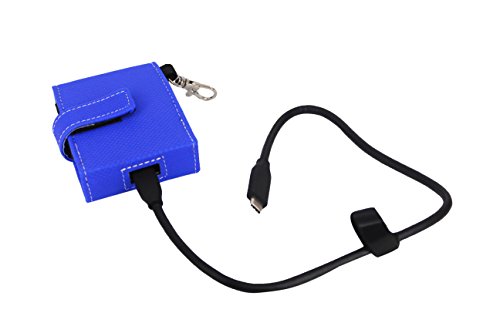 Image of Saco Plug And Play Case Pouch For Samsung T3 Portable 1 TB USB 3.0 External SSD (MU-PT1T0B /AM)-Blue