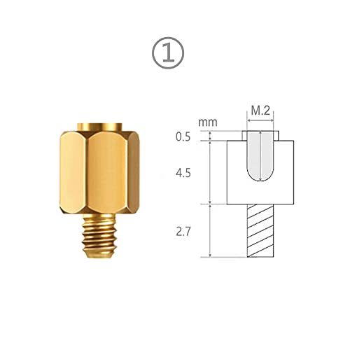 M.2 Ssd Mounting Screws Kit For Ps5 And Asus Gigabyte Asrock Msi Motherboards Copper（20Pcs） #TOP3