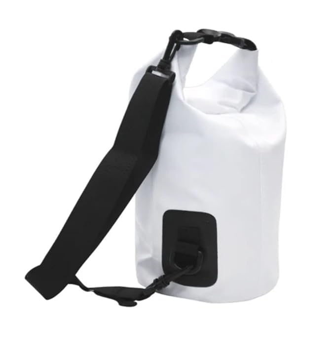 Image of 5L Waterproof Dry Bag - Portable Roll-Top Storage Sack - Essential Gear for Beach, Rafting, Swimming, Paddleboarding - Durable Material (1Pcs)