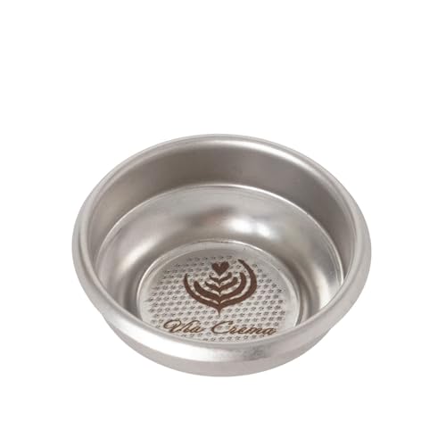 VIA CREMA Filtro basket compatibile con macchine per caffè espresso Breville Sage Express, Bambino, Bambino Plus, Barista Pro, Made in Italy by IMS (23MM 1 CUP)