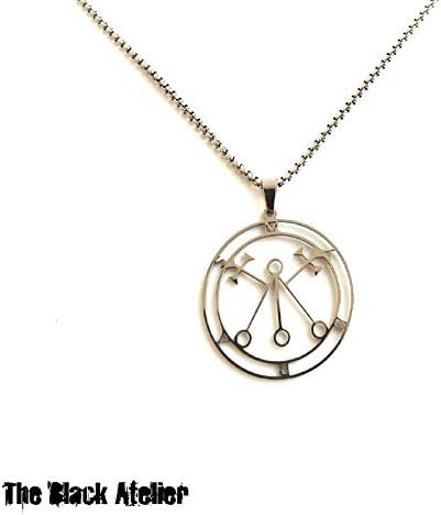 Amazon マルバの紋章 悪魔シンボル マルバシギル 悪魔のシンボル ネックレス ネックレス 通販