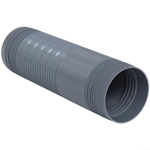 Conduit de ventilation de cuisine flexible en PVC gris épais 170mm de diamètre de gaine