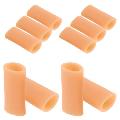 LALADEFIEE 5 pares Cubre Dedos de Silicona Protector Antiabrasión Transpirable Cómodo para Articulaciones Cuidado Diario