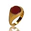 Gold Plated - Carnelian