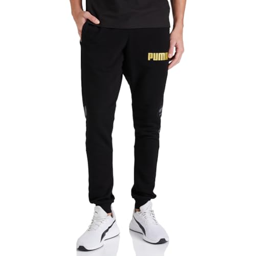 Image of Puma Men's Regular Fit Mid Rise Track Pant