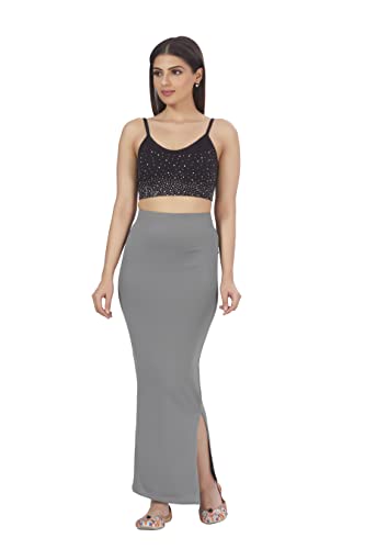 Image of Studio Shringaar Women's Pure Cotton Stretchable Saree Shapewear Petticoat