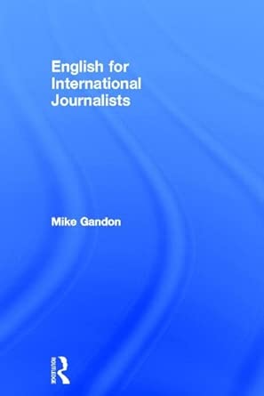English for International Journalists book cover