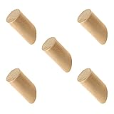 ganchos para colgar cubos de madera Aplicación: ideal para ropa y sombreros, chaquetas, abrigos, bufandas, correas, etc. Ideal para decorar puertas, armarios, pasillos, vestíbulos, entradas, dormitorios, oficinas, garajes, cocinas, dando a tu habitación un estilo rústico relajado.