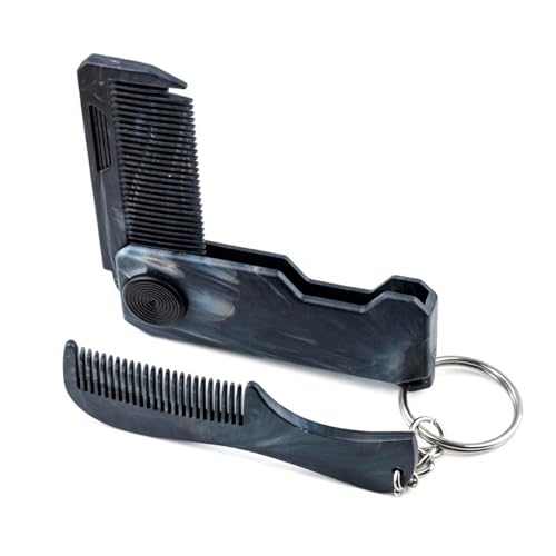 Peine Plegable para Hombre, Mini Peine para Cabello y Barba miniatura 1