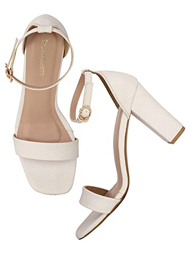Image of Bruno Manetti Women's Black slipon back strap heels with buckle woven Sandals