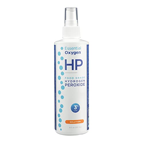 Essential Oxygen 3% Food Grade Hydrogen Peroxide 8 OZ