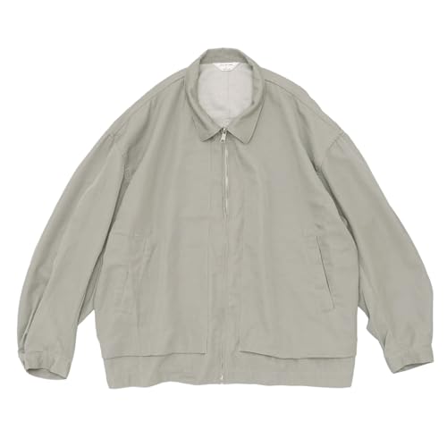 [STILL BY HAND] [ スティルバイハンド ピグメントプリント ジップアップブルゾン メンズ Pigment print zip up blouson BL05261 46 / SAGE