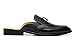 Erphpre Paul Men Mules Loafers Backless Fashion Gold Tassel Slip on Leather Shoes Black US 11