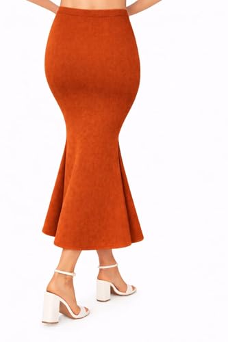 Image of Women's Seamless Cotton-Blend Saree Shapewear Petticoat - High-Waist Underskirt (S-XXL) - Fish-Cut, Breathable & Stretchable for Daily, Party