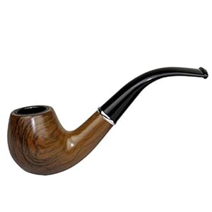 Rookpijp Klassieke houtkorrelhars pijp schoorsteenfilter lange pijp pijp sigaar geschenken Nagel gift molen tabakspijp