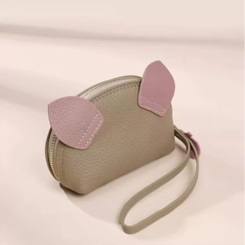 Wallet Ladies' Small and Cute Multi Slot Coin Purse, Pig Cartoon Coin Purse,Pink3