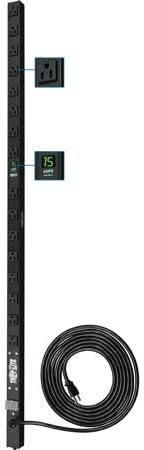 Tripplite Pdumv15 Digital Power Distribution Unit Vertical Pdu 16 Nema5-15r 15a