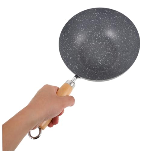Wok pequeño de hierro con recubrimiento antiadherente miniatura 3
