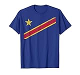 FLAG OF THE DEMOCRATIC REPUBLIC OF THE CONGO ZAIRE KINSHASA T-Shirt