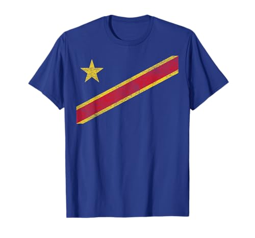 FLAG OF THE DEMOCRATIC REPUBLIC OF THE CONGO ZAIRE KINSHASA T-Shirt