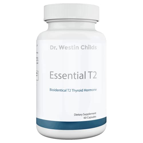 Dr. Westin Childs Essential T2 - T2 Thyroid Support For Hypothyroidism, Hashimoto's, Thyroidectomy & Rai, 60 Day Supply #TOP3