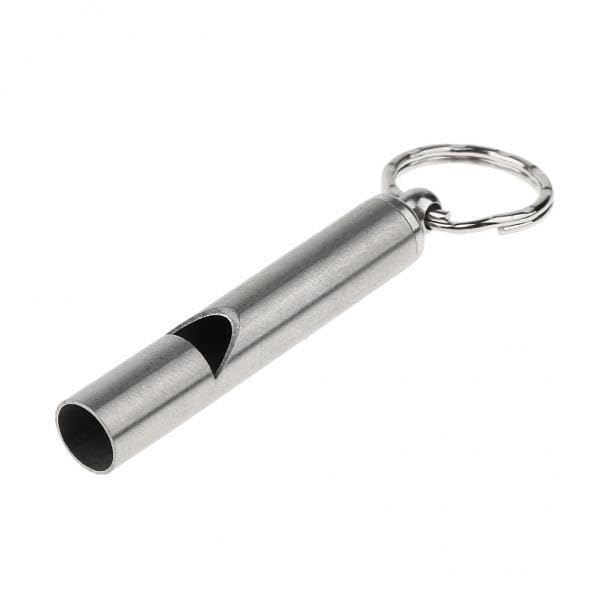 2xEmergency Safety Whistle Outdoor Survival Rust Proof Adventure Silver| Sports Equipment | Outdoor Sports Gear | Exercise Gear-image-46