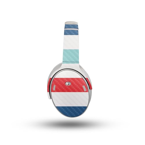 Image of Carbon Fiber Headphone Skin Compatible with Bose QuietComfort Headphones (2023) - Sailor Stripes - Premium 3M Vinyl Protective Wrap Decal Cover - Easy to Apply | Crafted in The USA by MightySkins