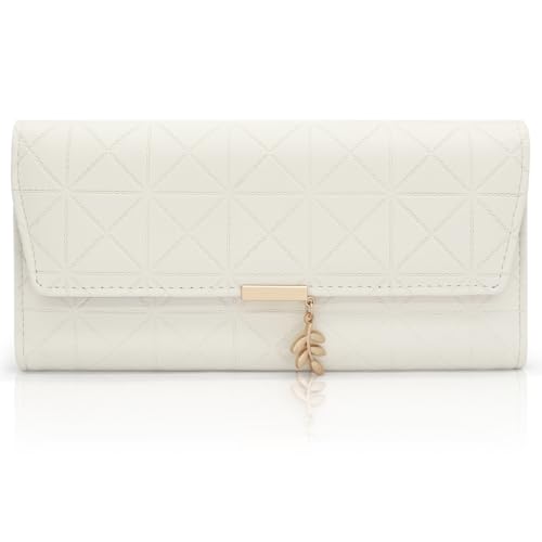 Portefeuille femme longue PU cuir pour ranger 9 cartes et grande monnaie
