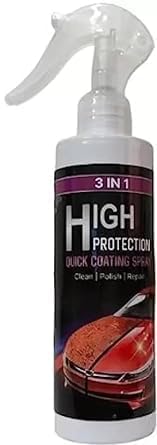 NAVA PAVA 3-in-1 High Protection Car Coating Spray, Scratch Repair, Ceramic Fortify Quick Coat Wax Polish, 200ml