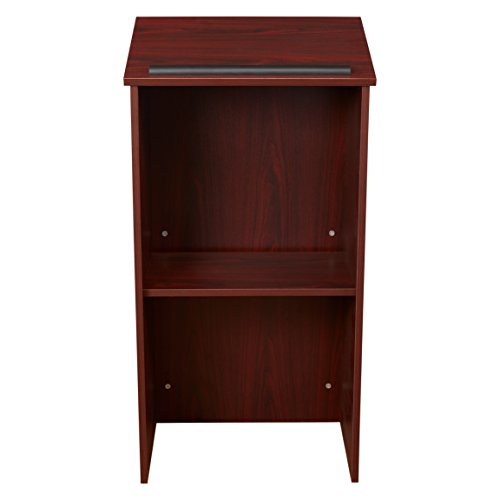Oklahoma Sound 222-MY Full Floor Lectern, 23" Width x 46-1/2" Height x 16" Depth, Mahogany