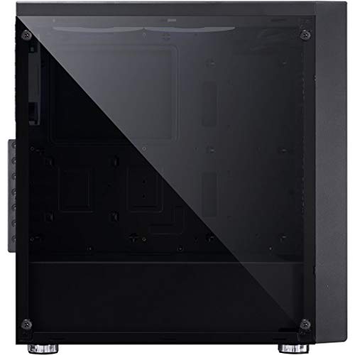GABINETE MID-TOWER POLARIS PRETO 3 FANS RGB LATERAL EM VIDRO TEMPERADO - PLPTRGB3FV - PCYES