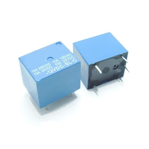 Relé SRD-12VDC-SL-C T73 de 5 pines para circuito impreso lote de 5 piezas