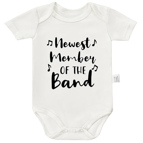 New Member of the Band Bodysuit, Newborn Boy Outfits, Little Sister Newborn Outfit, Funny Toddler Fashion Clothing