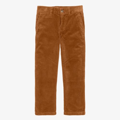 Boys Corduroy Pants Elastic Waist Vintage Trousers Kids Dress Suit Pants