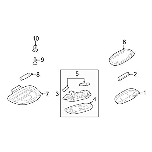 Ford YF1Z-13776-AA - LAMP ASY - INTERIOR