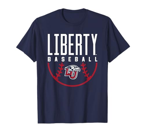 Liberty University Flames Baseball Arch T-Shirt