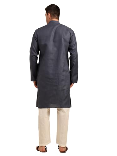 Image of ITOS365 Men Cotton Blend Kurta Pyjama Set Party Fashion Regular Ethinic Wear Indian Dress Gift for Men