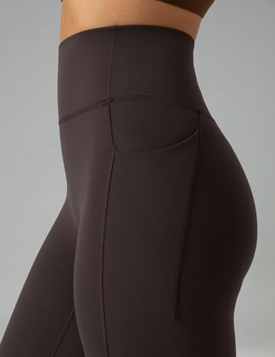 Image of Colorfulkoala Dreamlux No Front Seam Capri Leggings with Pockets for Women - High Waisted 21 inch Buttery Soft Yoga Pants