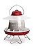 Feathers & Beaky | Chicken Feeder with Flexible Rain Shield | Adjustable Legs | Anti-Tip Function | Durable Design (1.3kg Capacity)
