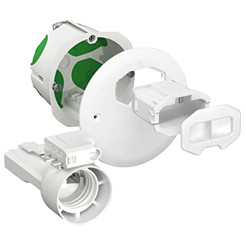 Schneider Electric IMT35027 Multifix Air DCL - Caja de aplique con tapa no fina, conector E27 Cover