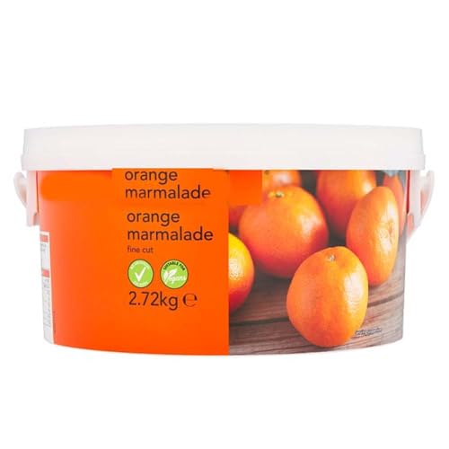 Raspberry Jam & Orange Marmalade 2.72kg – Premium Fruit Preserves, Thick Smooth & Tangy Spread,...