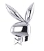 Adastra Jewelry Playboy Tooth Gem Grillz Bunny Solid Fancy Sterling Silver Symbol Rabbit Ears Teeth White Cool Grills For Women Lifestyle Fashion