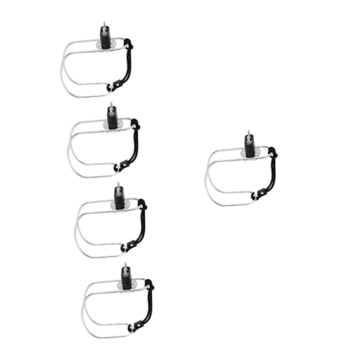 BESPORTBLE 5 Piezas Soporte de de Vida Organizador de Anillos para Bote de remos Pararse Inflable Soporte de Anillo de natación Soporte para Aros Salvavidas para Acero Inoxidable