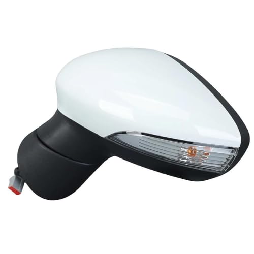 Rétroviseur extérieur chauffé Ford Fiesta MK7 blanc 6 fils pour côté droit